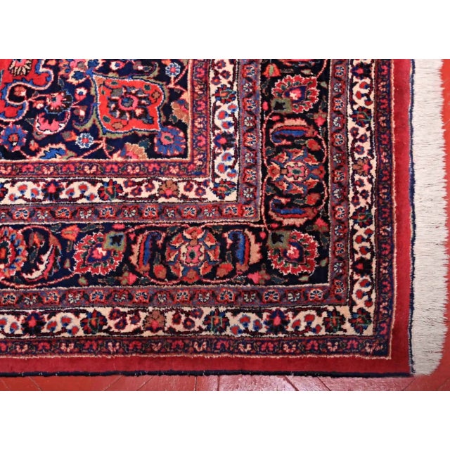Persian Meshed Rug, Iran, 1960s For Sale - Image 3 of 6