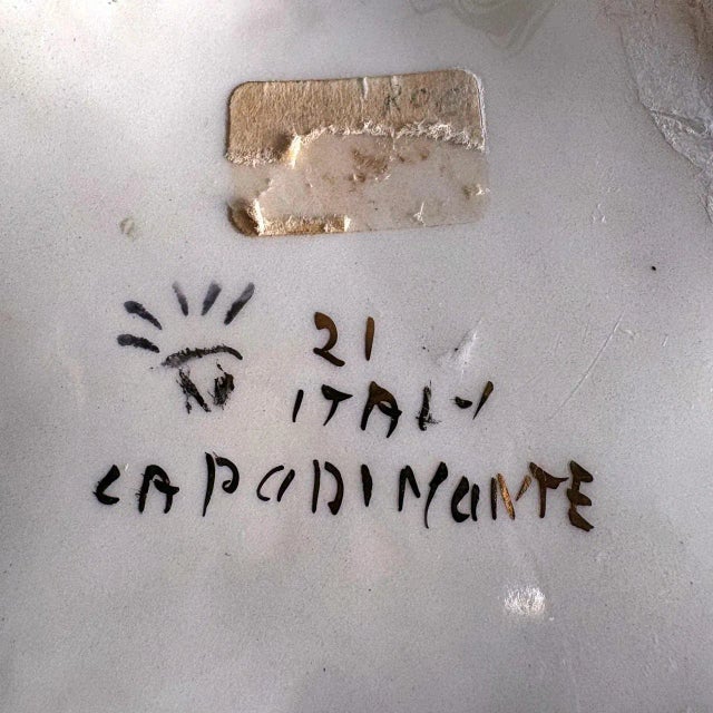 Vintage Ceramic Vase from Capodimonte, 1950s For Sale - Image 12 of 13