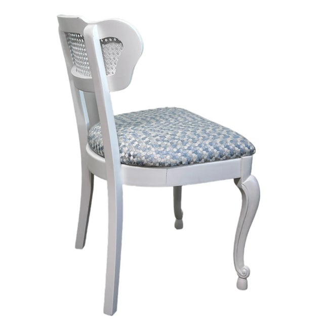 Early 21st Century American of Chicago Caned Back Chairs (4) For Sale - Image 5 of 6