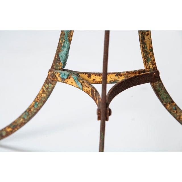 Metal Antique Iron Garden Table, Arras, France, Circa 1900 For Sale - Image 7 of 7