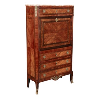 19th Century Louis XVI Style Secretaire a Abattant For Sale