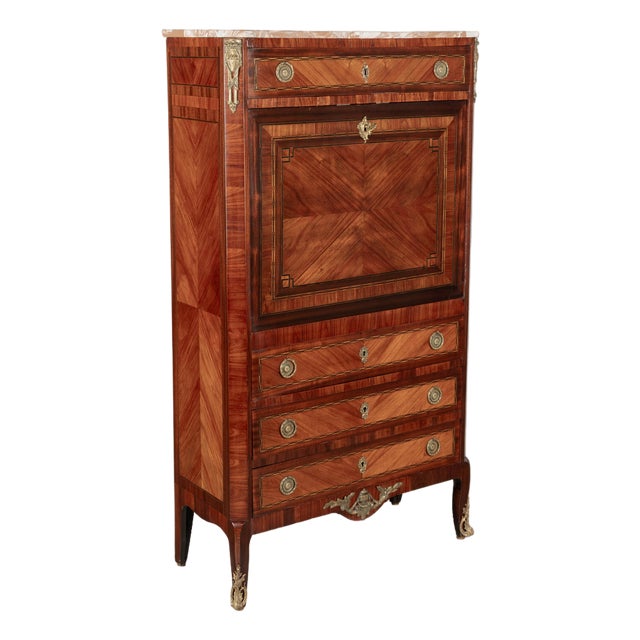 19th Century Louis XVI Style Secretaire a Abattant For Sale