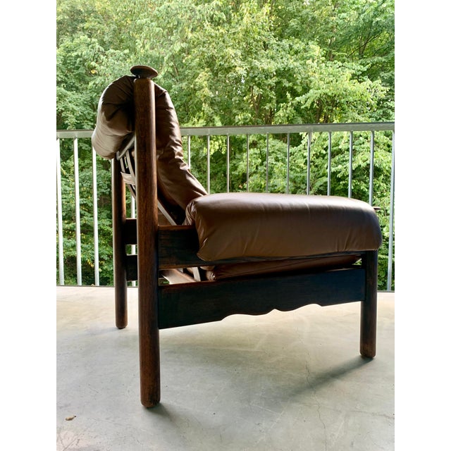 Brutalist Lounge Chair in the style of Sergio Rodrigues, 1960s For Sale - Image 11 of 13