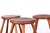 Vintage Beech and Molded Wood Stools in the style of Guillerme and Chambron, 1960s, Set of 6 For Sale - Image 9 of 18