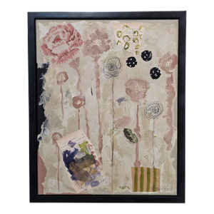 Rosebuds Is an Original Abstract Painting by Mary Kaiser