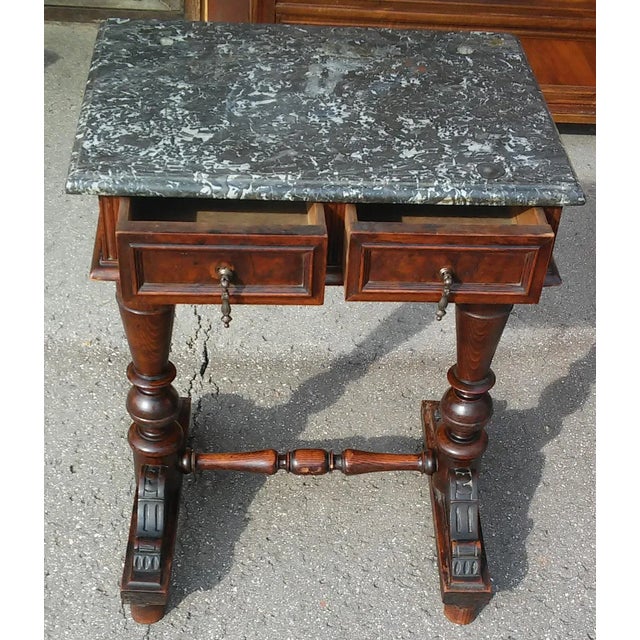 Antique Baroque Style Austrian Console Table, 1800s For Sale - Image 4 of 7
