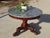 Restoration Pedestal Table with Rotating Marble Top For Sale - Image 5 of 18