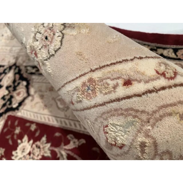 Pasargad Red Persian Hand Knotted Tabriz Design Rug- 12' X 15'4" For Sale In Washington DC - Image 6 of 11