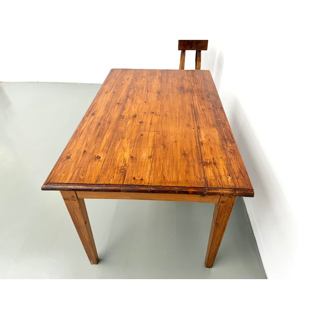 Farmhouse Table in Pine, France, 1950s For Sale - Image 13 of 18