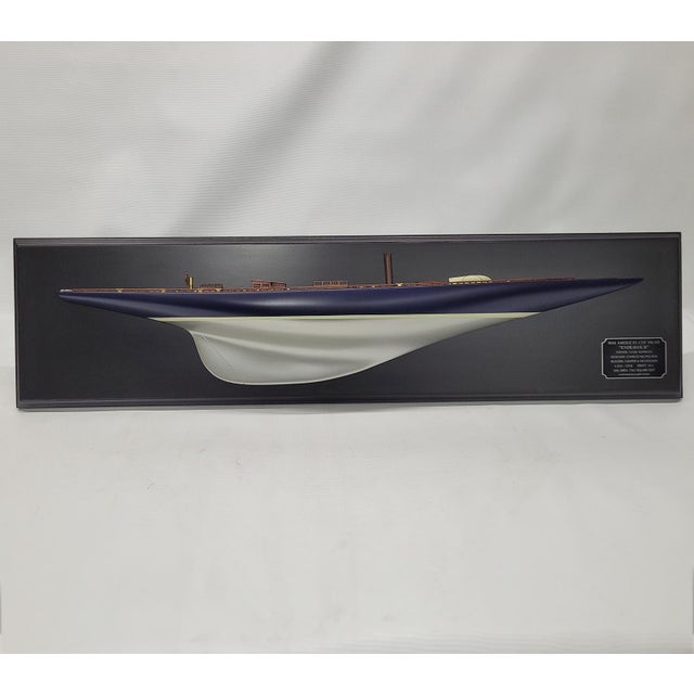 Half Model of the J Class Yacht Endeavor - Gold For Sale - Image 4 of 11