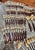 Vintage Siam Thai Flatware and Cutlery Set | Brass + Rosewood For Sale - Image 9 of 11