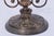 1980s Pair of Mottahedeh Brass Colonial Williamsburg Lyre Candlesticks For Sale In Philadelphia - Image 6 of 14