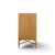 Calvin Paul McCobb for Calvin Mid Century Mahogany and Brass X Base Lowboy Dresser For Sale - Image 4 of 8