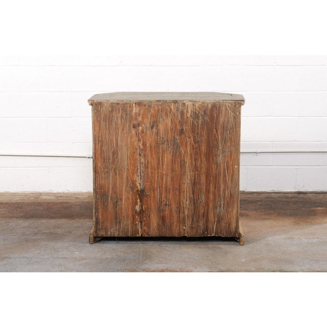 Wood 19th C Italian Painted Demi-Console Cabinet For Sale - Image 7 of 12