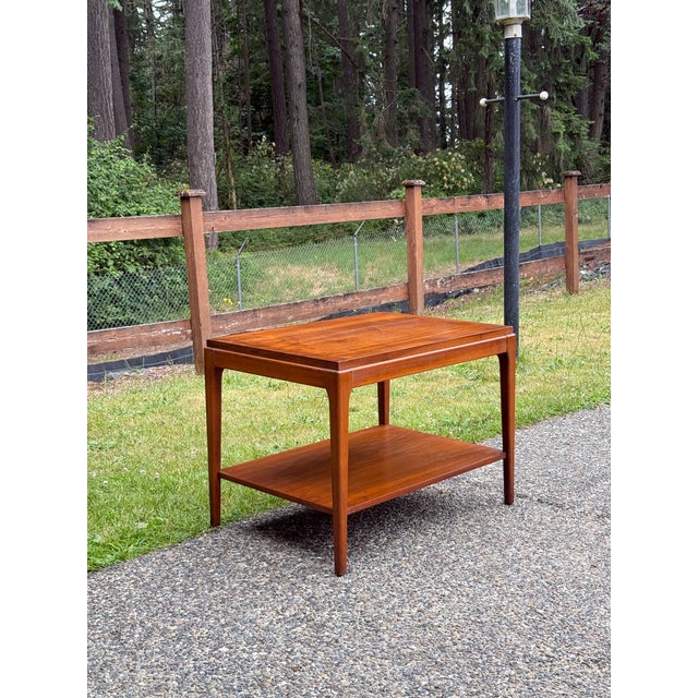 Wood Lane Rhythm Walnut End Table-Vintage 997 05 Lane Side Table-Solid Wood For Sale - Image 7 of 7
