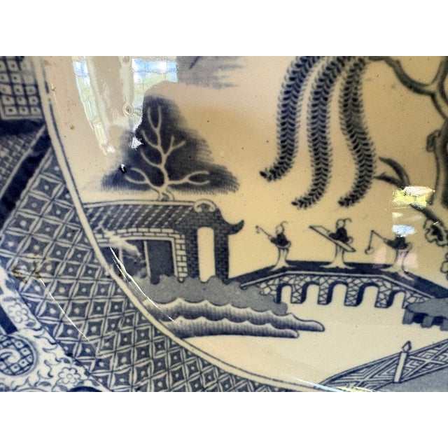 Late 19th Century Late 19th Century English Transfer Ware Platter For Sale - Image 5 of 12