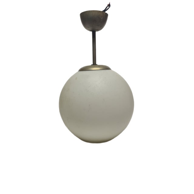 1960s Art Deco Communist Pendant Lamp, Poland, 1960s For Sale - Image 5 of 15
