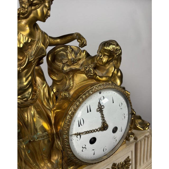 Beautiful Louis XVI period clock "Altar of Venus" 18th century For Sale - Image 10 of 12