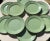 MacKenzie-Childs Sage Green Enamel 12” Charger Plate, Handmade For Sale - Image 16 of 18
