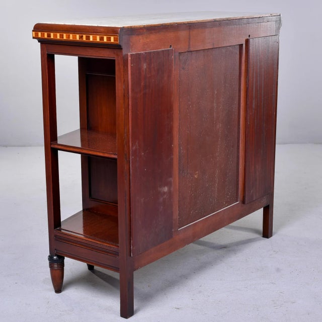 Art Nouveau Art Nouveau Style Mahogany Sideboard With Marble Top For Sale - Image 3 of 13