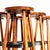 Wood Top Metal Ring Dark Bar Stool, 1960s For Sale - Image 7 of 10