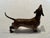 Hutschenreuther China Vintage Mid-Century German Hutschenreuther Porcelain Standing Dachshund Figurine For Sale - Image 4 of 8