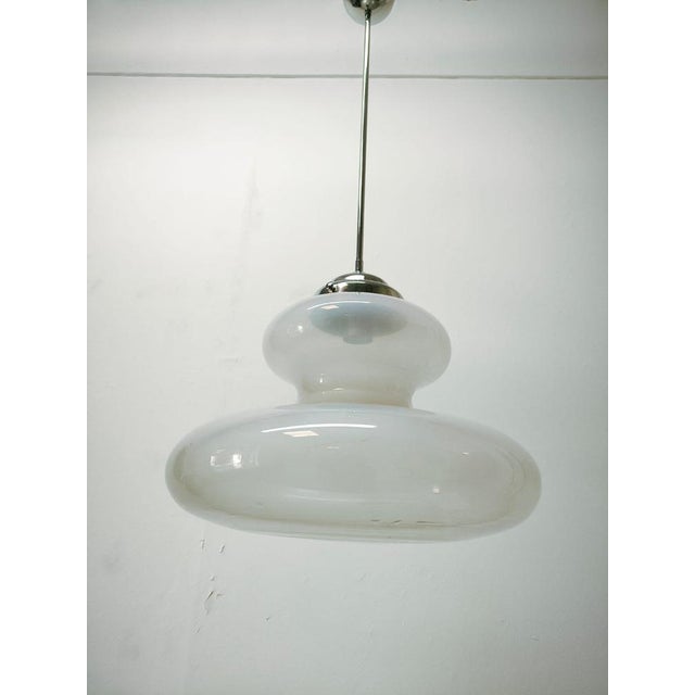 Silver Murano Glass Suspension, 1970s For Sale - Image 8 of 12