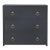 Lark 3 Drawer Dresser, Navy Blue For Sale