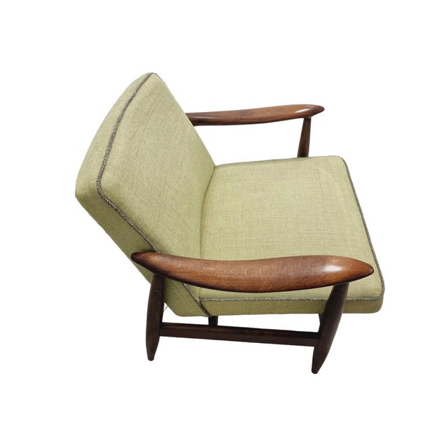 1970s GFM-87 Armchairs with Footrest by J. Kędziorek, Poland, 1970s, Set of 3 For Sale - Image 5 of 6