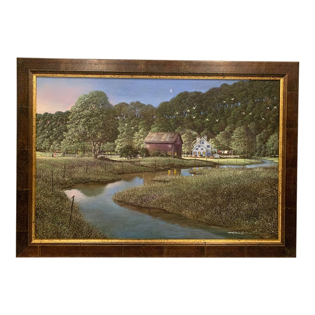 Landscape by Renowned Philadelphia Artist Paul MacWilliams For Sale