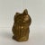 Brass Vintage Mid 20th Century Tiny Brass Owl For Sale - Image 8 of 12