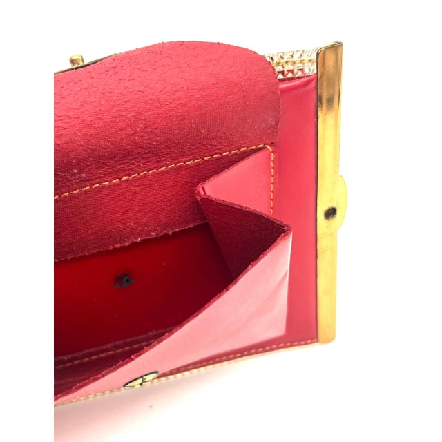 Hollywood Glam MCM Cowhide Leather Wallet For Sale In Portland, ME - Image 6 of 10