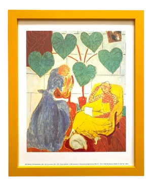 Henri Matisse Vintage 1992 Museum of Modern Art Framed Lithograph Print " the Conservatory " 1937