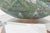 Vintage Mother of Pearl Over Wood Sphere Orb Sculpture on Lucite Base, 1970's For Sale - Image 9 of 10