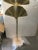 Table lamps in brass all leaves are handmade custom table lamps height 180 cm = 70.8"