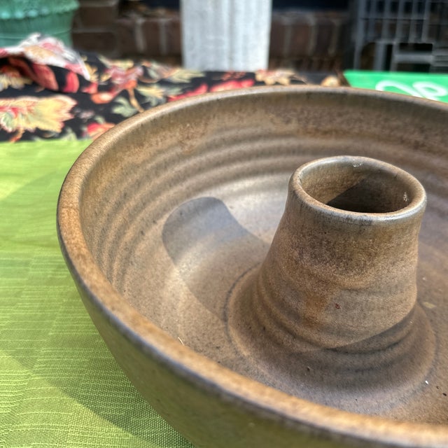 1970s Handmade Stone Artistic Bundt Pan For Sale - Image 4 of 8