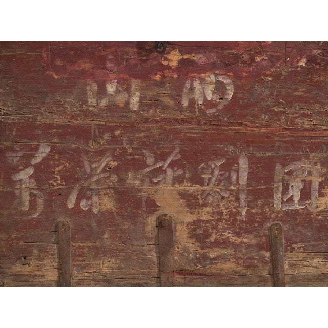 Antique Chinese Painted Trunk For Sale - Image 9 of 12