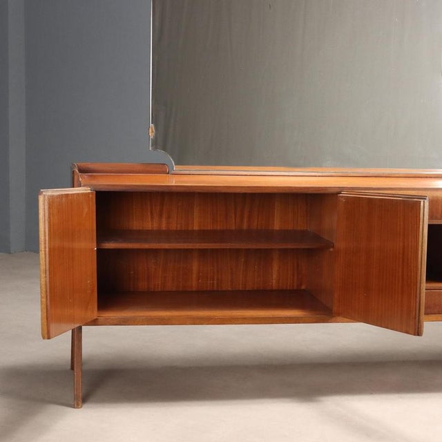 Vintage Sideboard with Mirror, 1960s For Sale - Image 4 of 12