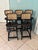 Black Cane Domino Counter Stool by Podium - Set of 5 For Sale - Image 8 of 18