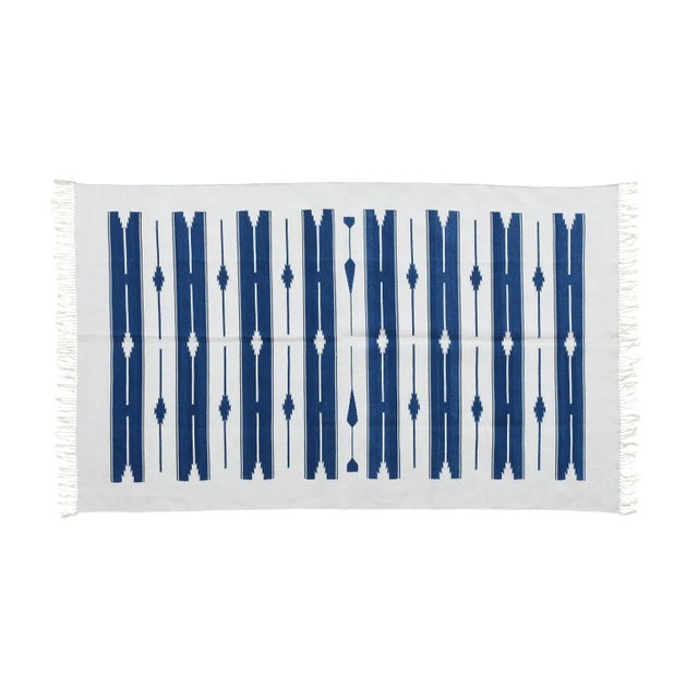 Not Yet Made - Made To Order Malou Rug, 12x15, Blue For Sale - Image 5 of 5