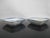 Chinese Blue and White Porcelain Divided Sushi Condiment Sauce Dish Tray Pair For Sale - Image 4 of 11