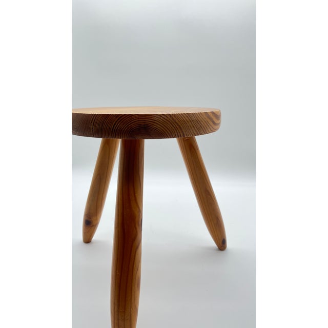Pine Shepherd's Stool, 1970s For Sale - Image 9 of 14