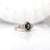 Metal 1.5ct Blue Sapphire Ring W Earth Mined Diamonds in Solid 14k Yellow Gold | Oval, Size 6.75 For Sale - Image 7 of 10