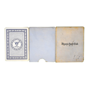 Myopia Hunt Club C1890s Complete Deck of 52 Playing Cards