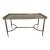 Maison Jansen Style, Brass Gallery Coffee Table, 1940s For Sale