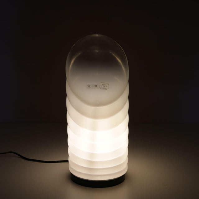 Glass Coba Table Lamp by R. Pamio & R. Toso for Leucos, Italy, 1980s For Sale - Image 6 of 12