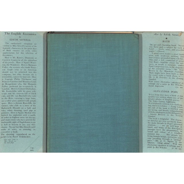 SITWELL, Edith [332] pp. Faber & Faber 1933 9 1/8" x 6" Eccentricity exists particularly in the English, states Dame Edith...
