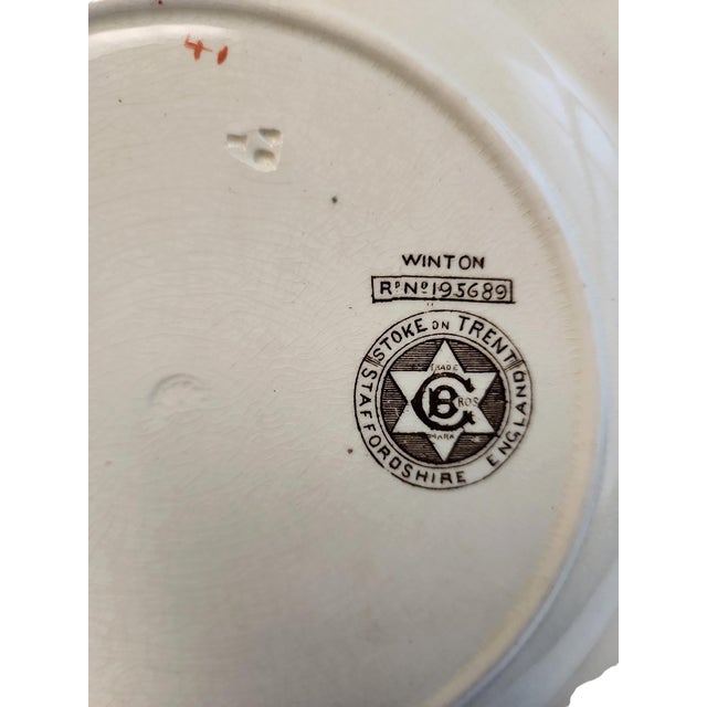 1894 Grimwade Bros. Winton Neoclassical Plate For Sale - Image 4 of 4