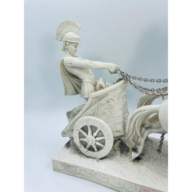 Italian Alabaster Sculpture from A. Santini, 1970s For Sale - Image 11 of 13
