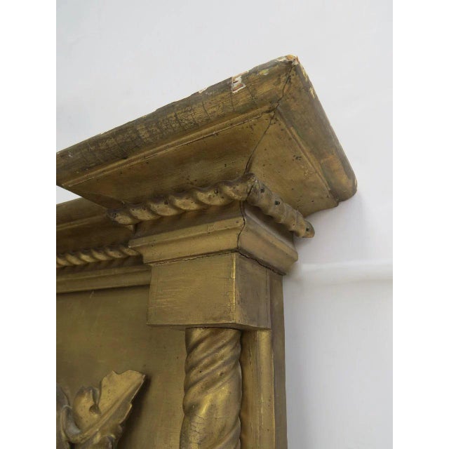 American Mid 19th Century American Empire Gilt Mirror with Grape Motif For Sale - Image 3 of 8